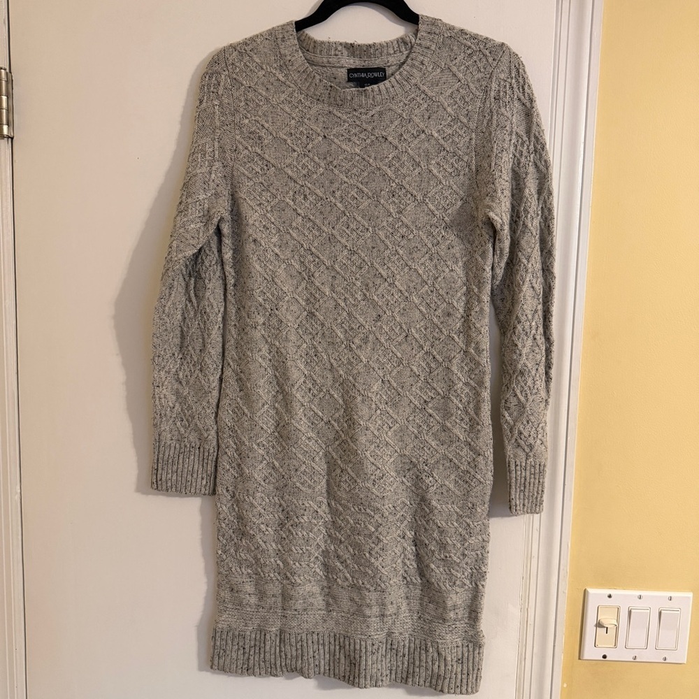 Cynthia Rowley Sweater Dress Wool blend Women M